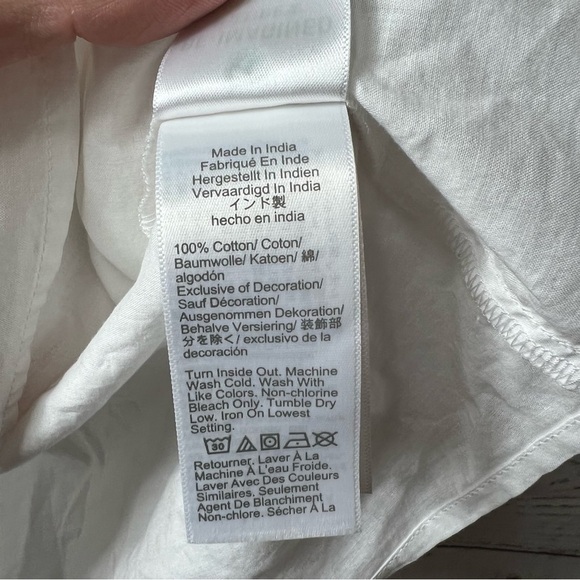 Nwt J. Crew Raglan Cotton Popover Embroidered Top - Picture 11 of 11